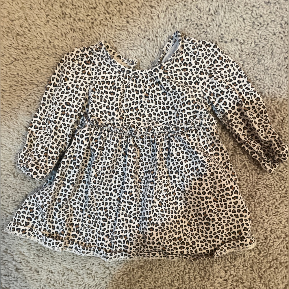 Gap Baby Girl Leopard Dress 6-12 months